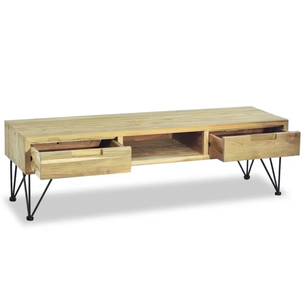 Tomshoo TV Cabinet 47.2"x13.8"x13.8"Solid Teak - MadeInUSA - Image 7