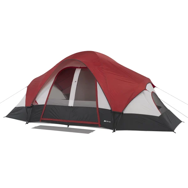 Ozark Trail 8-Person Modified Dome Tent, with Rear Window - MadeInUSA