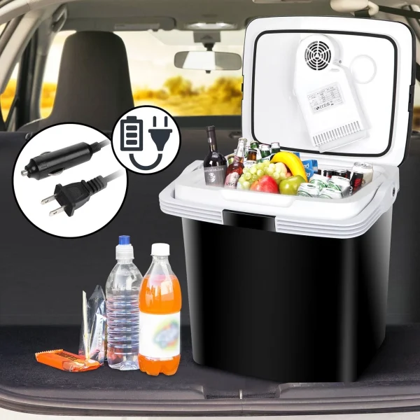 2023 Newest Portable Iceless Thermoelectric Cooler Warmer Low Noise Car Electric Refrigerator Mini Fridge for Car Travel Trip Caming - MadeInUSA - Image 7