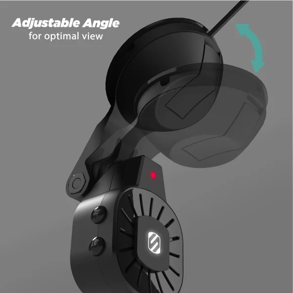 Scosche NEXC11032W-SP1 Full HD Smart Windshield Mount Car Dash Cam Powered by Nexar Black - MadeInUSA - Image 9