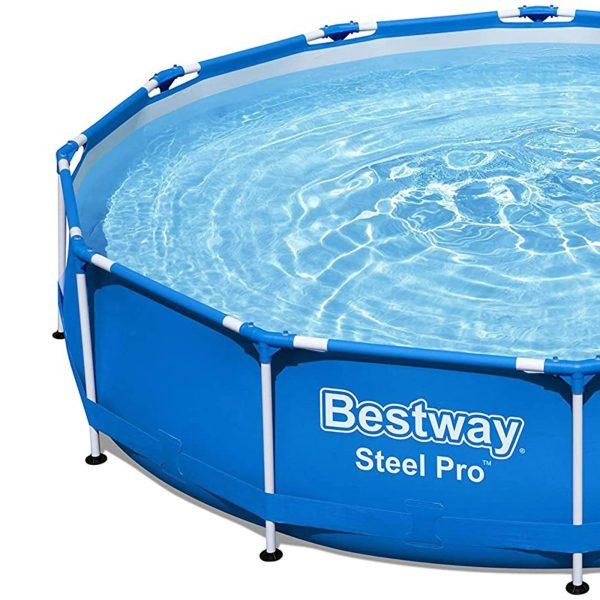 Bestway Steel Pro 12' x 30" Round Above Ground Pool Set - MadeInUSA - Image 8