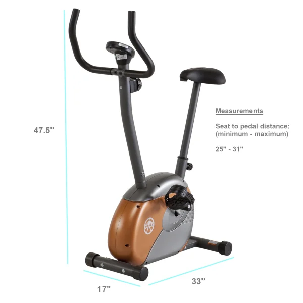 Marcy Upright Exercise Bike: ME-708 - MadeInUSA - Image 8