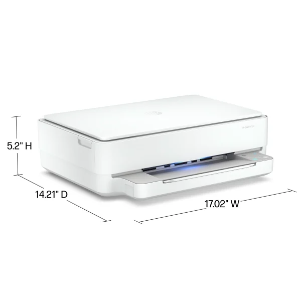 HP ENVY 6052e All-in-One Wireless Color Inkjet Photo Printer with 3 Months Instant Ink Incl with HP+ - MadeInUSA - Image 11