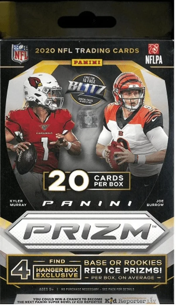 2020 Panini Prizm NFL Football Trading Cards Hanger Box - MadeInUSA - Image 4