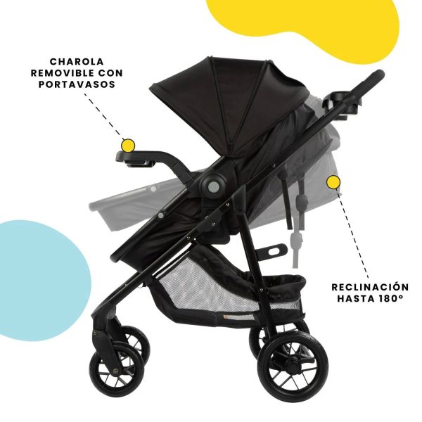 Safety 1st Grow & Go Flex Travel System - Black - MadeInUSA - Image 2