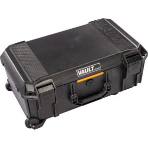 Pelican V525 Vault Rolling Case with Foam, Black - MadeInUSA