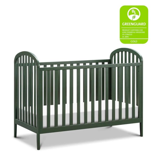 DaVinci Beau 3-in-1 Convertible Crib - Forest Green - MadeInUSA - Image 5