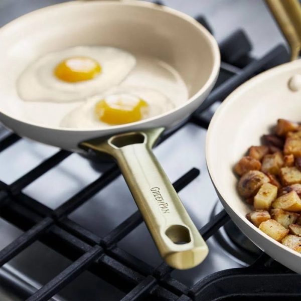 GreenPan Reserve Dove Grey 10-Piece Non-Stick Cookware Set - MadeInUSA - Image 3