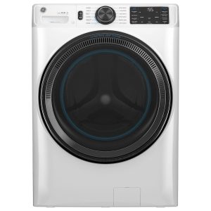 GE GFW655SSVWW 5.0 Cu. ft. Capacity Smart Front Load Steam Washer with SmartDispense - MadeInUSA