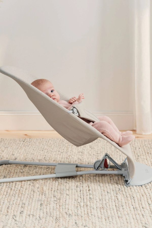 Bouncer Bliss - Light Beige / 3D Jersey / Light Gray - MadeInUSA - Image 10