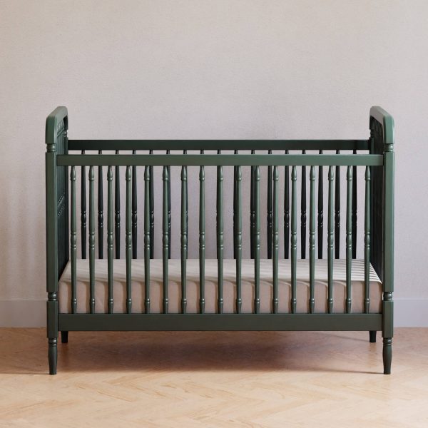 Namesake Liberty 3-in-1 Convertible Spindle Crib with Toddler Bed Conversion Kit - Honey - MadeInUSA - Image 4