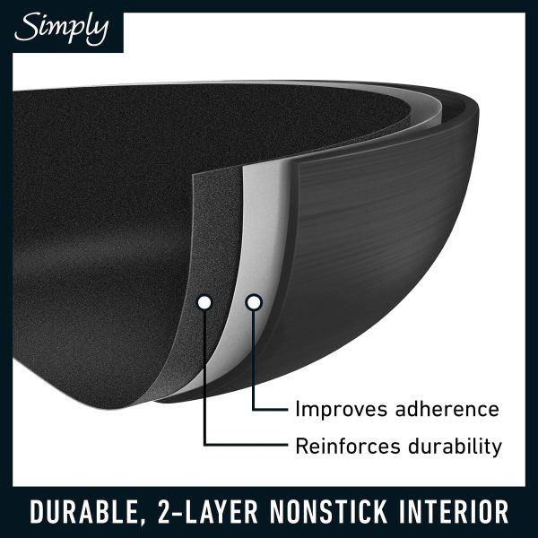 Calphalon Simply 10 Piece Set, Nonstick - MadeInUSA - Image 2