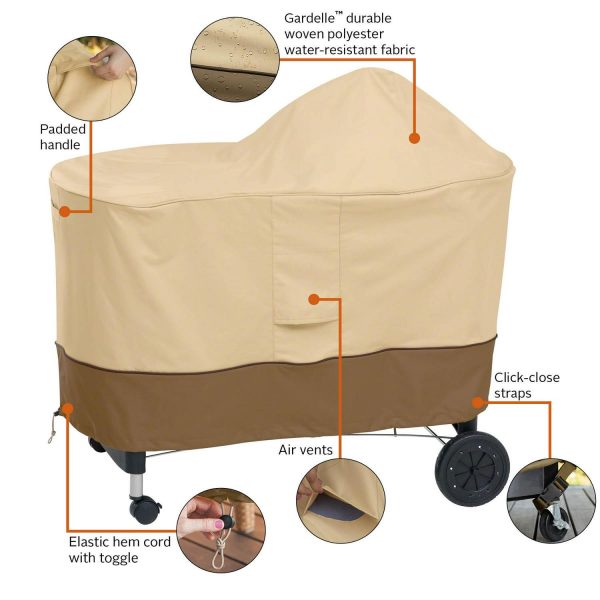 Classic Accessories Veranda Water-Resistant 48 Inch BBQ Grill Cover for Weber Performer - Image 8