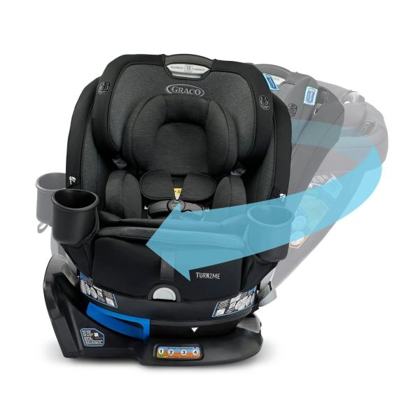 Graco Turn2Me 3 in 1 Car Seat - Cambridge - MadeInUSA - Image 7
