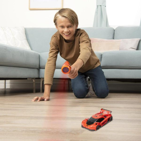 Air Hogs, Zero Gravity Laser, Laser-Guided Wall Racer, Wall Climbing Race Car, Red - Image 3