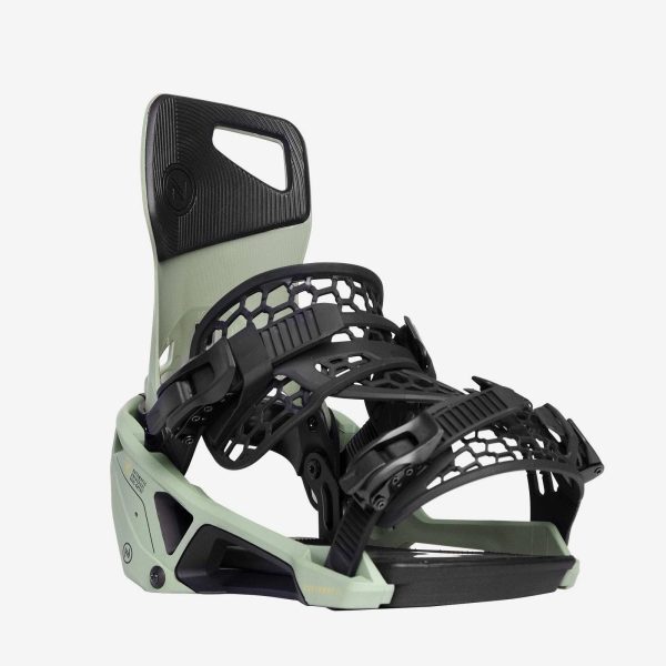 Nidecker Supermatic Snowboard Bindings 2024 - White - MadeInUSA - Image 10