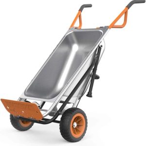 Worx WG050 Aerocart 8-in-1 Yard Cart / Wheelbarrow / Dolly - MadeInUSA