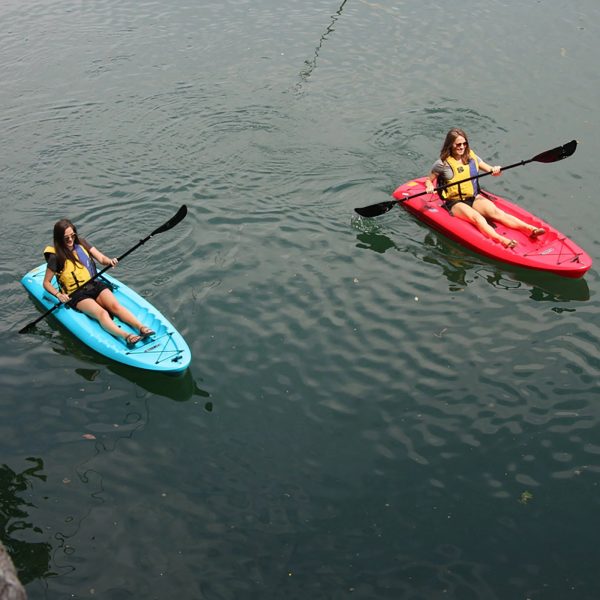 Lifetime Hydros 85 Sit-On-Top Kayak Paddle Included Glacier Blue - MadeInUSA - Image 4