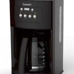 Cuisinart 12 Cup Programmable Coffeemaker with Glass Carafe, Black - MadeInUSA