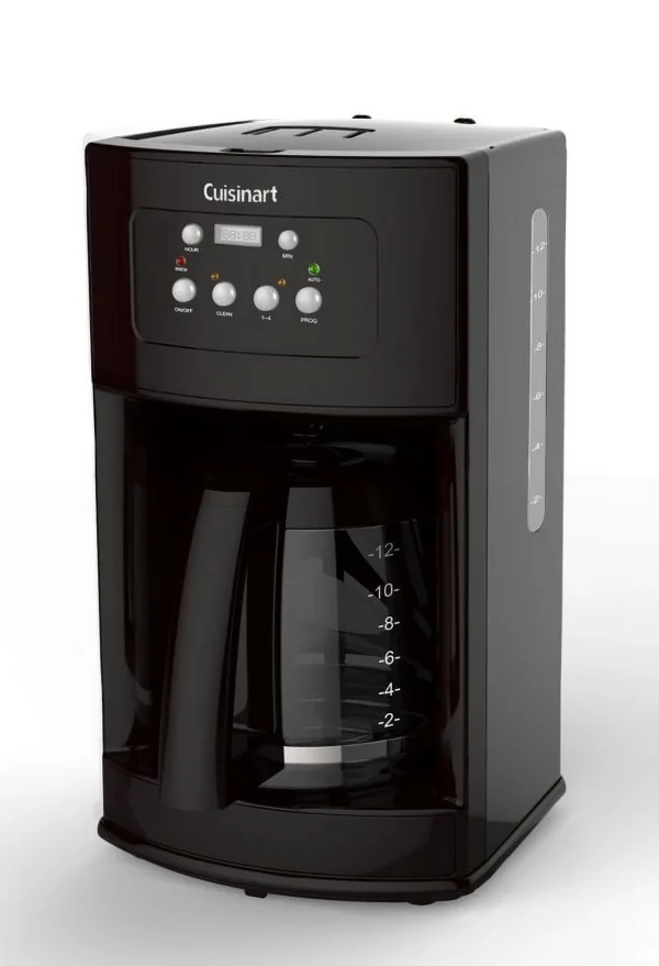 Cuisinart 12 Cup Programmable Coffeemaker with Glass Carafe, Black - MadeInUSA