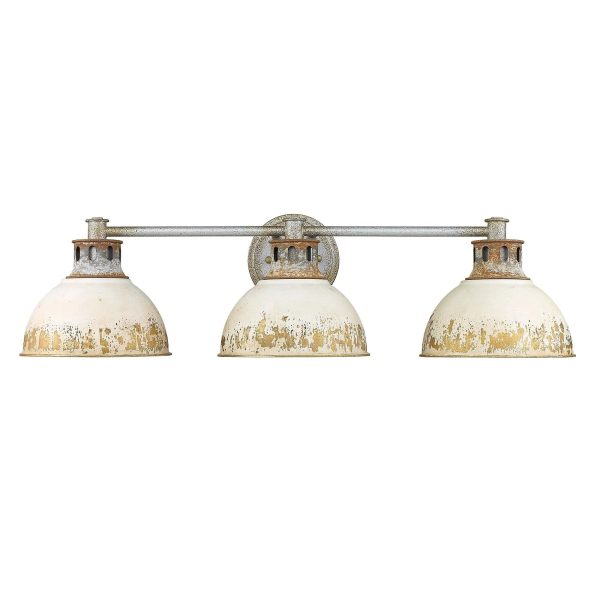 Golden Lighting Kinsley 3-Light Bath Vanity in Aged Galvanized Steel - 0865-BA3 AGV-ABI - MadeInUSA - Image 9