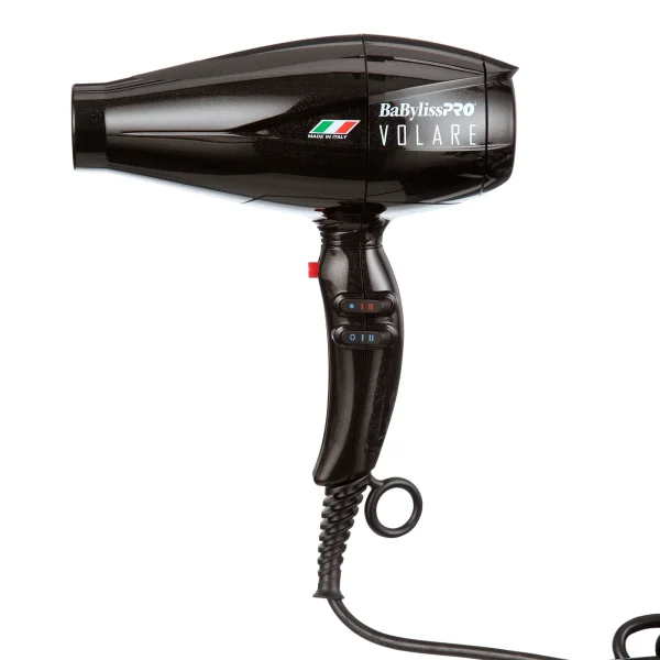 BaBylissPRO Nano Titanium Volare V1 Full-Size Dryer Ferrari-Designed Engine Black - MadeInUSA - Image 3