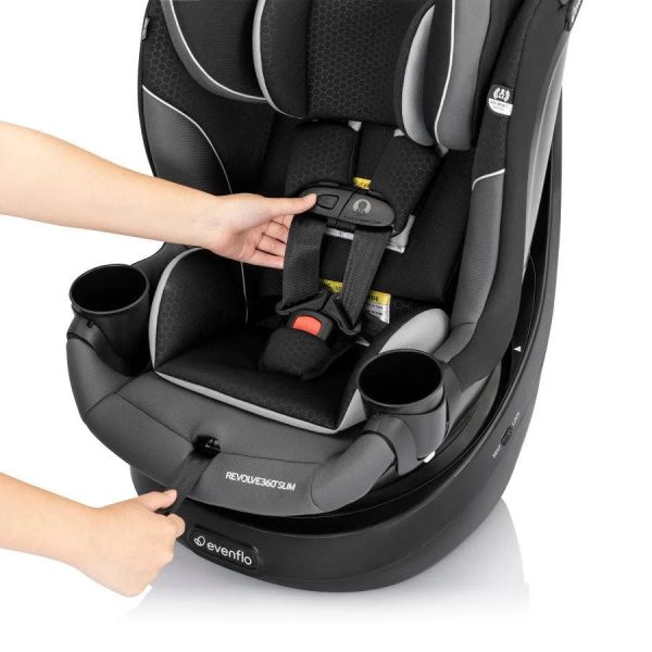 Evenflo Revolve360 Slim 2-in-1 Rotational Car Seat - Canton - MadeInUSA - Image 4