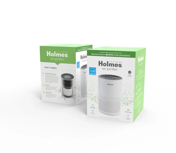 Holmes True HEPA 360 Air Purifier with 3-in-1 filter, Medium Room (HAP360W) - MadeInUSA - Image 10