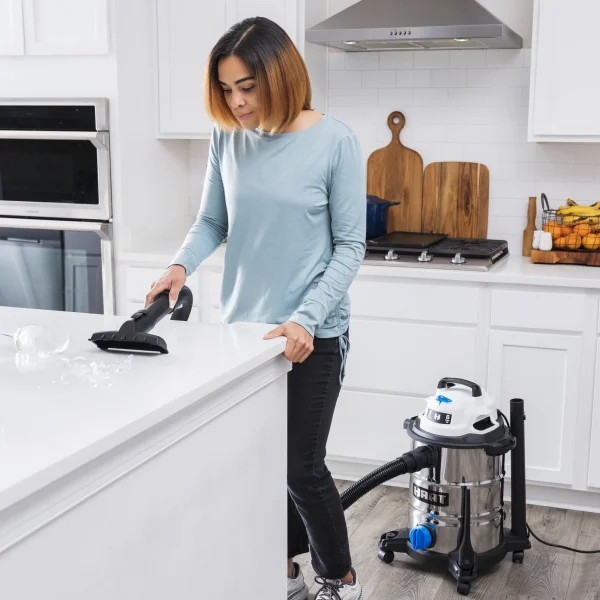 HART 8 Gallon 6 Peak HP Stainless Steel Wet/Dry Vacuum, VOC812SF 3701 - MadeInUSA - Image 6
