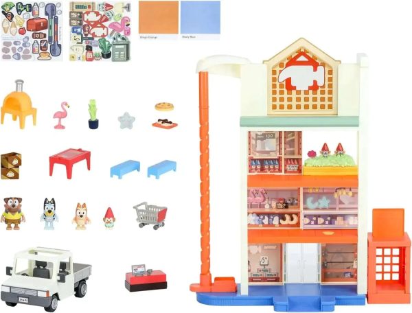 Bluey Hammerbarn Shopping Center Mega Set Exclusive - MadeInUSA - Image 3