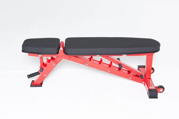 AB-3100 Adjustable Weight Bench | Rep Fitness Red - MadeInUSA - Image 2
