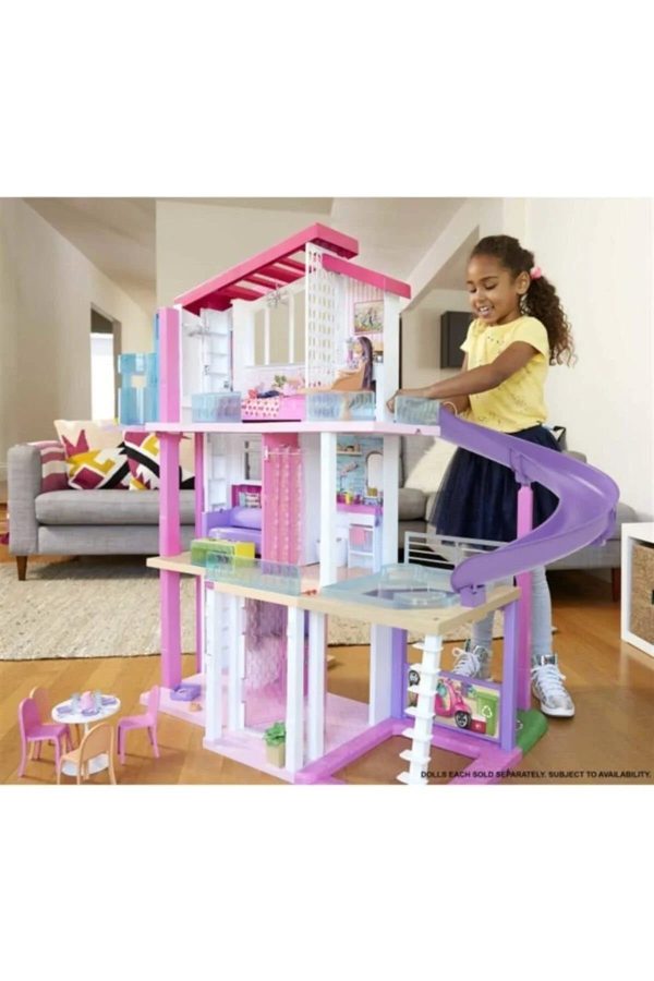 Barbie Dreamhouse Dollhouse with Wheelchair Accessible Elevator - MadeInUSA - Image 9
