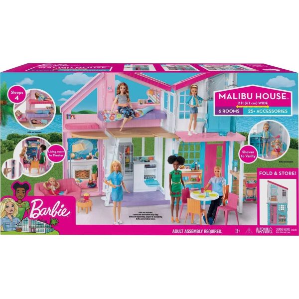Barbie - Malibu House Playset - MadeInUSA - Image 4