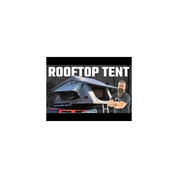 Rough Country (99049) Roof Top Tent | Rack Mount | 12 Volt Accessory w/Ladder Extension & LED Light Kit - MadeInUSA - Image 5