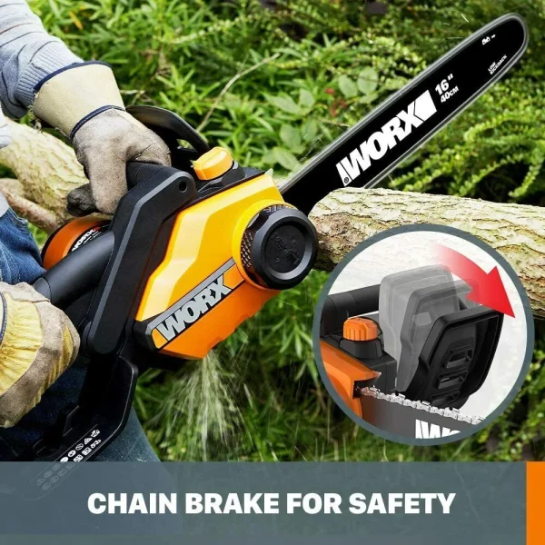 Worx 16 in. 120 V Electric Chainsaw - MadeInUSA - Image 3