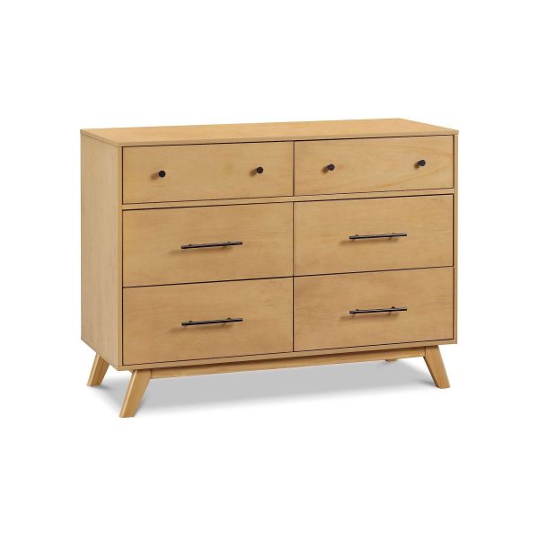 DaVinci Otto 6-Drawer Dresser - Walnut - MadeInUSA - Image 7