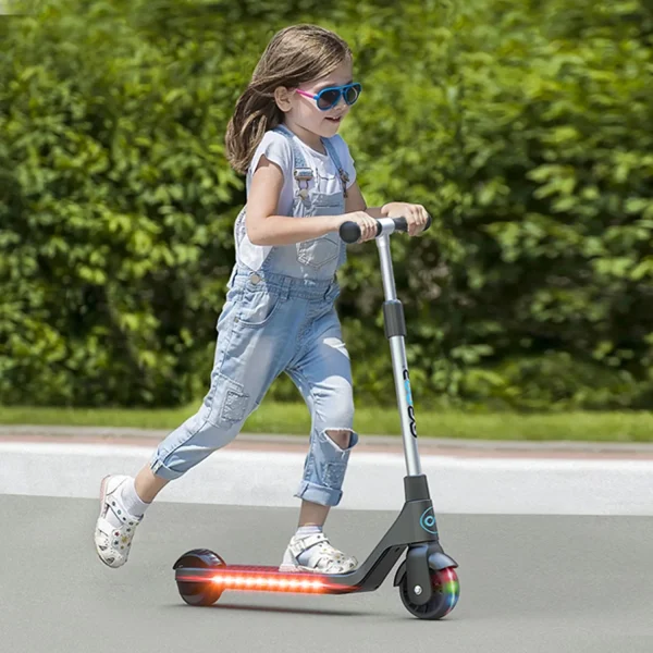 Kistp Electric Scooter for Kid's Age 6-12, up to 6.2 Mph, up to 110 Lbs., Adjustable Handlebar - MadeInUSA - Image 6