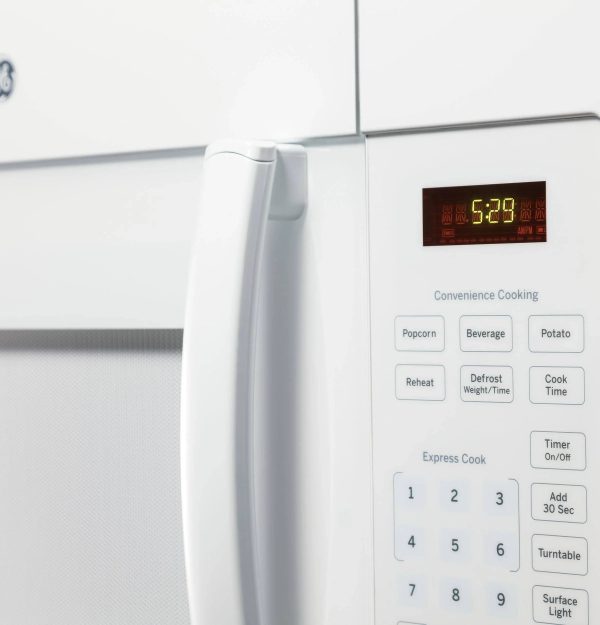 GE JVM3160 1000W Built-In Microwave Hood Combo - 1.6 cu ft - White - MadeInUSA - Image 4