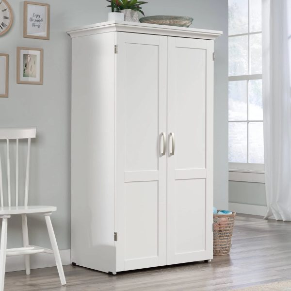 Sauder Select Craft & Sewing Armoire in Soft White - MadeInUSA - Image 4