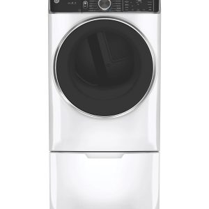 GE 7.8 Cu. ft. Capacity White Smart Front Load Electric Dryer with Steam - GFD85ESSNWW - MadeInUSA