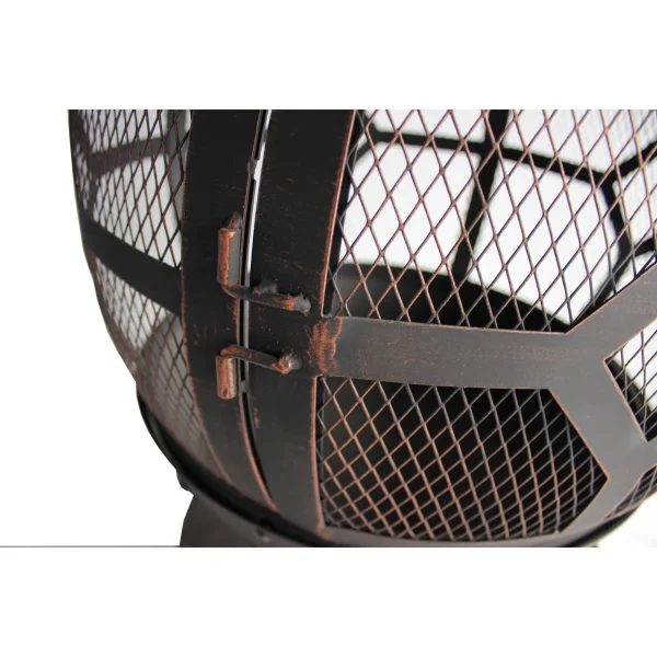 Better Homes & Gardens Wood-Burning Cast Iron Chiminea, Antique Bronze - MadeInUSA - Image 7