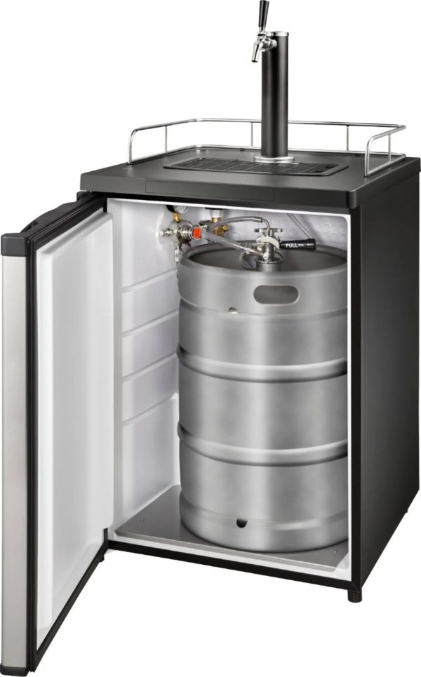 Insignia 1-Tap Beverage Cooler Kegerator - 5.6 cu ft - Stainless Steel - MadeInUSA - Image 8