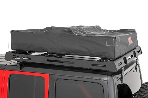 Rough Country (99049) Roof Top Tent | Rack Mount | 12 Volt Accessory w/Ladder Extension & LED Light Kit - MadeInUSA - Image 8