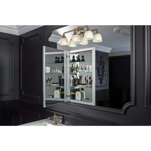 Kohler 99002-Na Verdera 20" W x 30" H Aluminum Medicine Cabinet - MadeInUSA