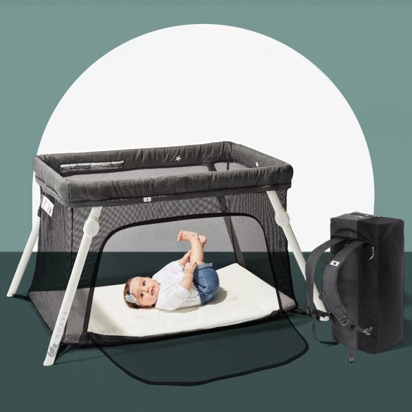 Lotus Travel Crib - Backpack Portable Lightweight Easy to Pack Play - MadeInUSA