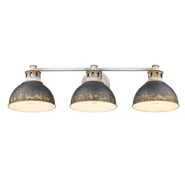 Golden Kinsley 3 Light Bath Vanity 0865 Ba3 AGV Teal (Aged Galvanized Steel) - MadeInUSA - Image 8