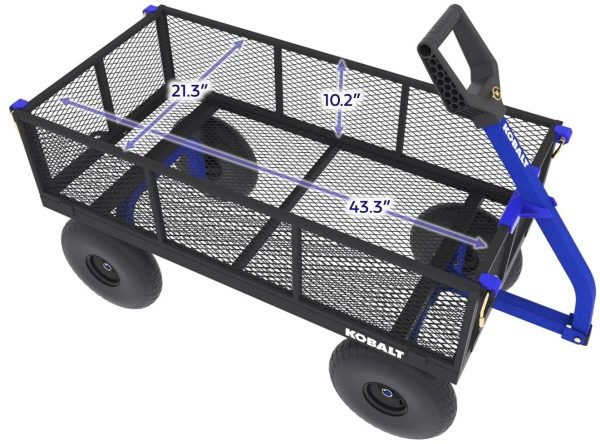 Kobalt 6-cu ft Steel Yard Cart - MadeInUSA - Image 7