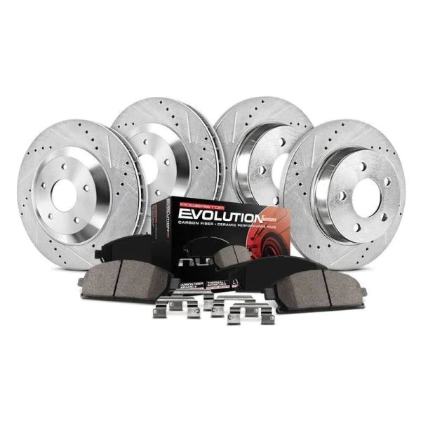 Power Stop K1618 - Front and Rear Z23 Evolution Sport Brake Kit - MadeInUSA - Image 9