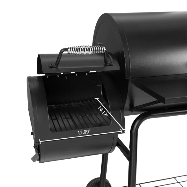 Royal Gourmet 30 CC1830S Charcoal Grill with Offset Smoker - MadeInUSA - Image 6