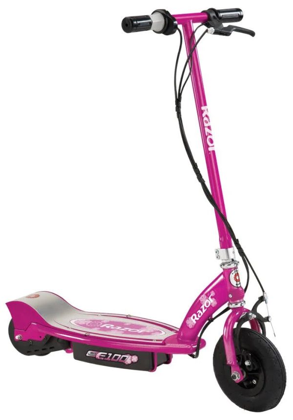 Razor E100 Electric Scooter, Pink - MadeInUSA